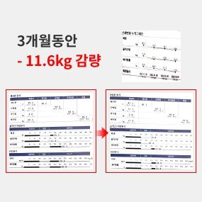 3개월동안 -11.6kg 감량 사례
