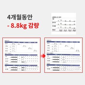 4개월 -8.8kg 감량 사례