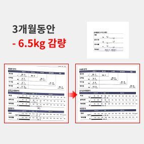 3개월동안 -6.5kg 감량 사례