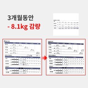 3개월동안 -8.1kg 감량 사례